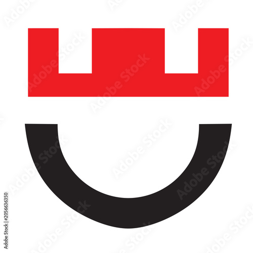 Modern Arch Emblem Logo symbol