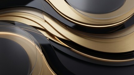 abstract black and gold background 