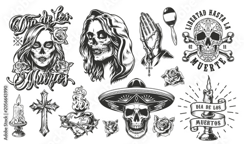 Foto Celebrating day of the dead