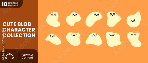 Cute Blob Character Collection