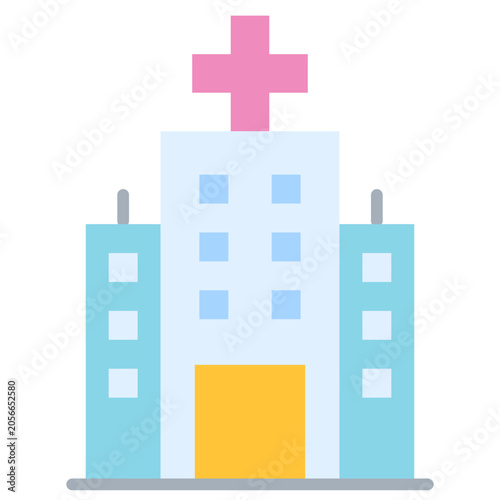 Εκτύπωση καμβά Hospital Icon