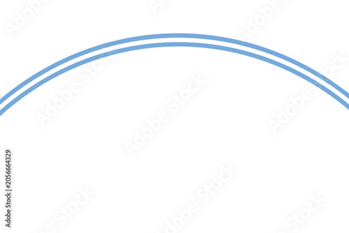 Argentina flag color ribbon featuring elegant flowing sky blue and white wave elements inspired by the national colors of Argentina. Designed on a clean and easily extractable background, this isolate