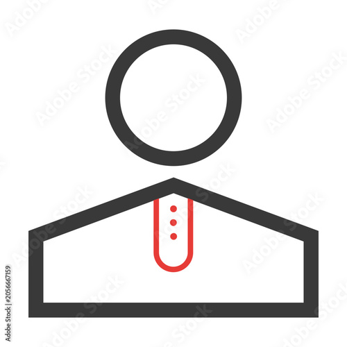 Magnifying glass search icon on white background vector illustration