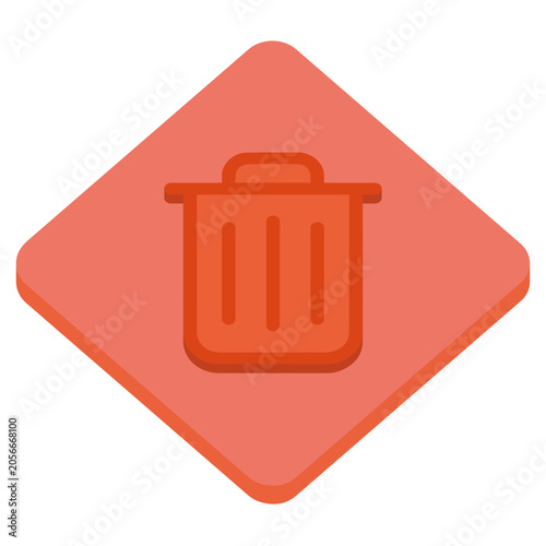 Trash can and recycle bin icon vector illustration for garbage waste and delete symbol design