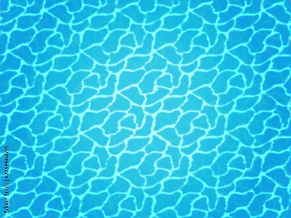 Obraz premium ripple and waves Texture Background Illustration in a swimming pool with tiled bottom.