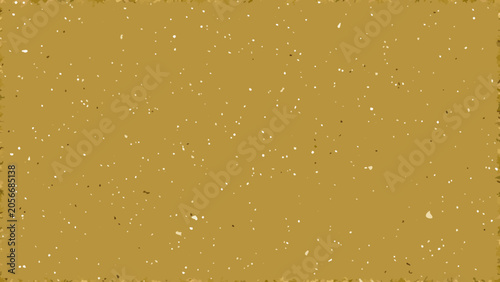 Bild auf Leinwand Gold glitter pattern with scattered sparkling flecks on a solid ochre background