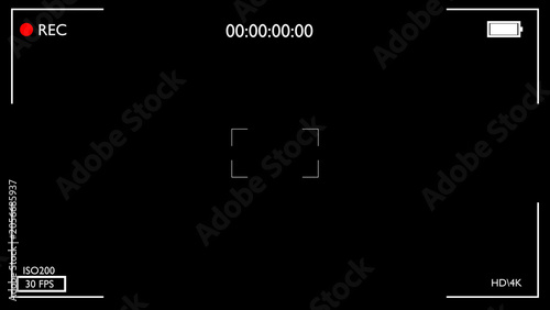 Camera Recording Interface Overlay