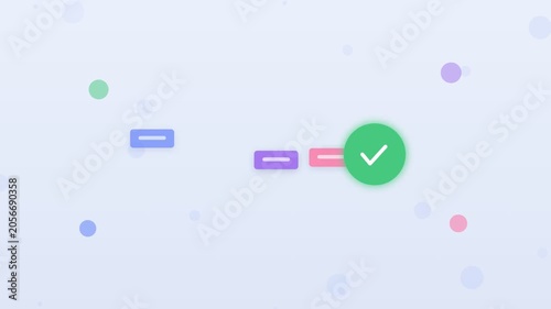Flat design automation turning paper tasks into digital checkmarks
