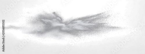 Konstfotografi Dreamlike ethereal creature, possibly angel or phoenix, dissolves into wisps of smoke, evoking mystery and transcendence