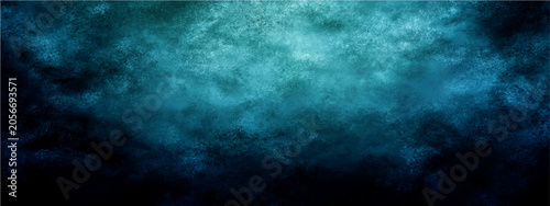Billede på lærred Abstract textured background with swirling nebulous patterns, evoking sense deep ocean abyss, mysterious, atmospheric, ethereal, and profound solitude