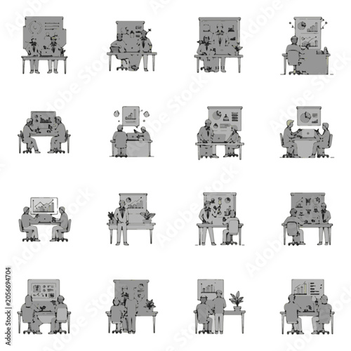 Various Chairs with Unique Designs.