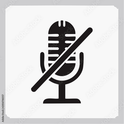 Muted Microphone Icon