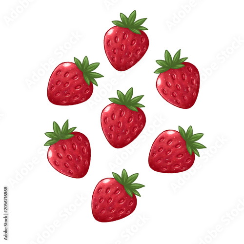 Watercolor fruit