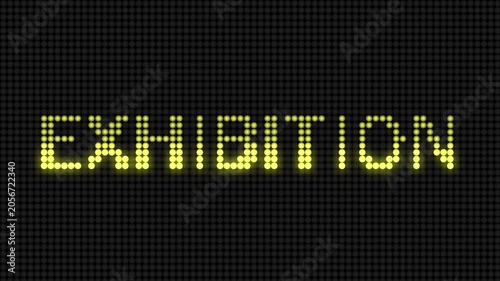 Exhibition letter dotted LED Panel