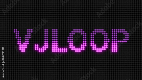 vjloop letter dotted LED Panel