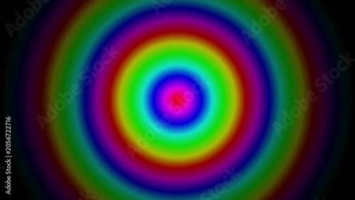 hypnotic colorful gradient circle
