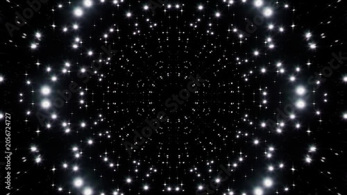 Satisfying Background of Sparkling Particles Glitter Mandala