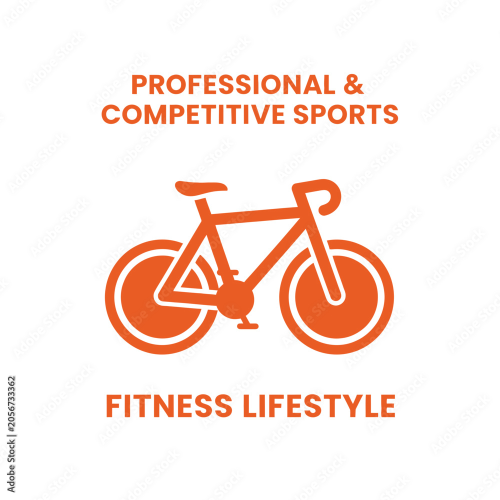Fototapeta premium Professional Competitive Sports And Fitness Lifestyle Icon