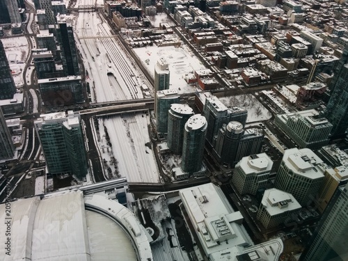 Photography aerial view of the Toronto