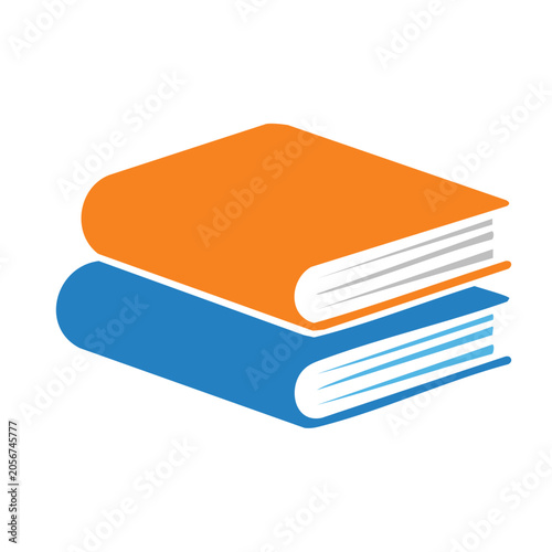 Flat vector illustration of a document folder
