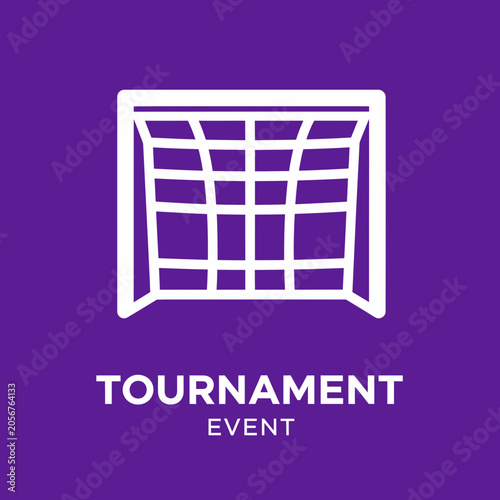Winning Goal Icon For Sports Tournament Event Illustration