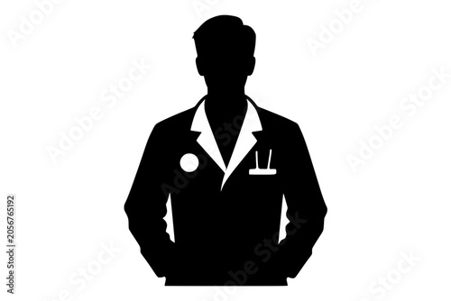 a black silhouette of a doctor in a suit ,black, doctor, hold, lock, man, silhouette, suit 