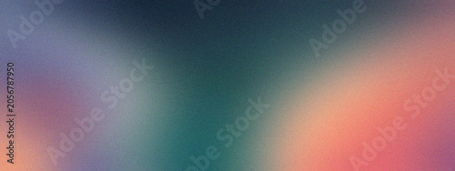 Abstract colorful gradient background with soft blurred light and grain texture
