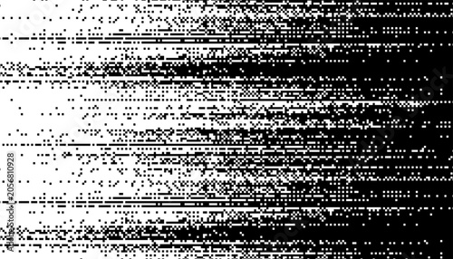 Фотография Black and white abstract and rough smooth transition pattern with pixel effect for modern background and jersey design