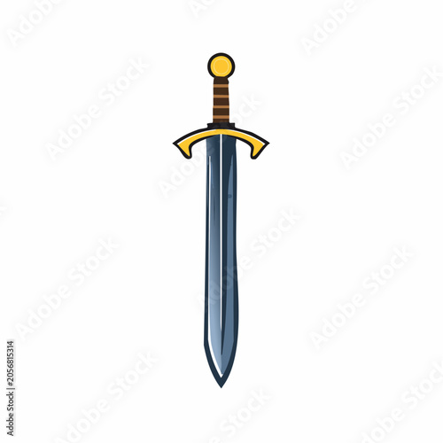 Illustration of a Medieval Sword