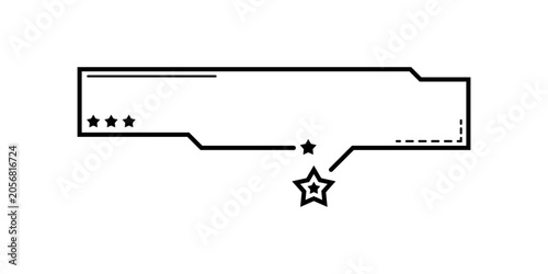 Obraz na płótnie star rectangle tab