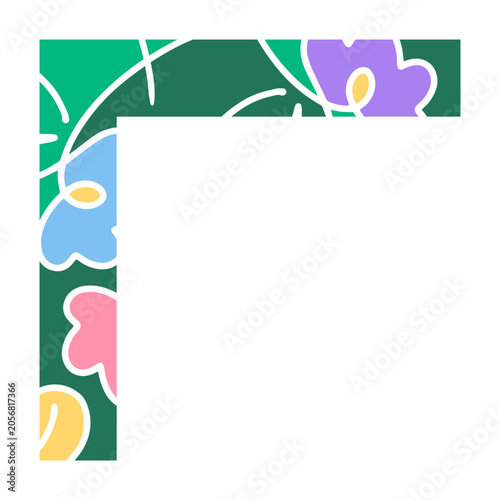 carved floral corner