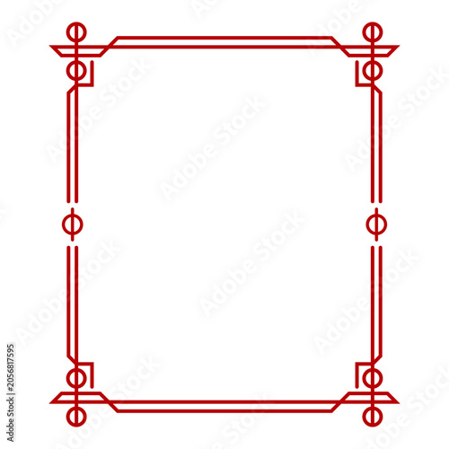asian art frame