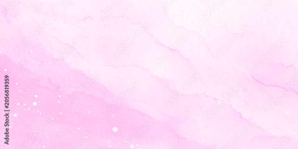 Fototapeta premium Soft pink watercolor background with white specks and subtle gradient effect for design and artistic projects