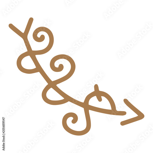 spiral roll arrow