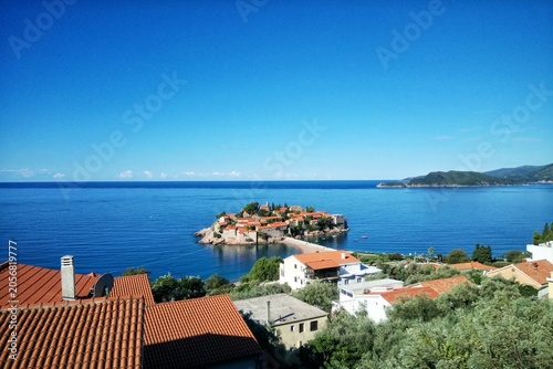 Φωτογραφία Sveti Stefan island luxury resort hotel in Montenegro surrounded by Adriatic sea