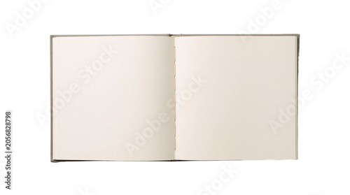 open book isolated on white