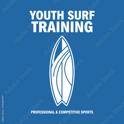 Youth Surf Training Professional And Competitive Sports Graphics