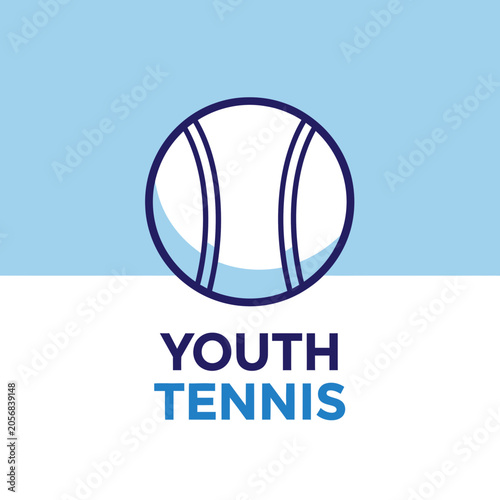 Youth Tennis Program Graphic Concept For Sports Marketing