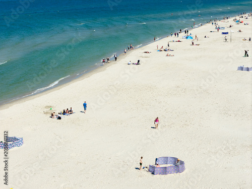 Foto summer of the baltic beach