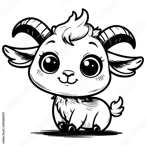 Playful Baby Goat