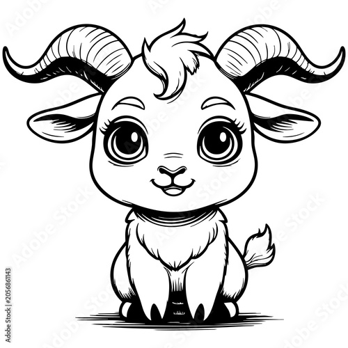 Smiling Baby Goat