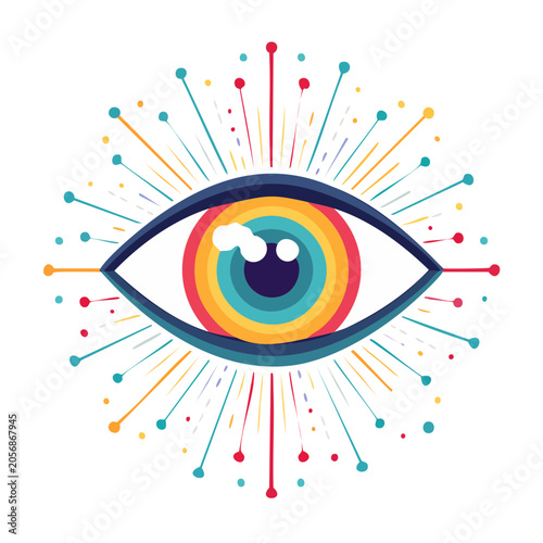 Flat design target with darts vector
