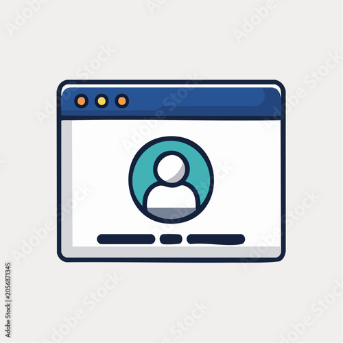 User Profile Icon on Browser Window