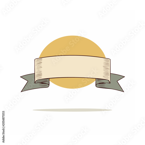 Yellow open umbrella with green handle