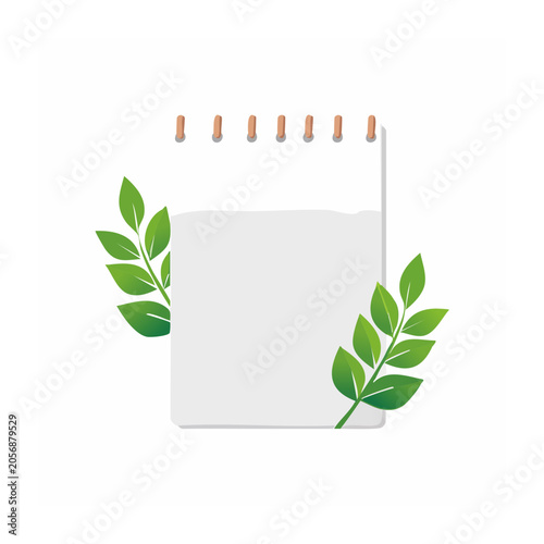 Minimalist ivy leaf line art isolated