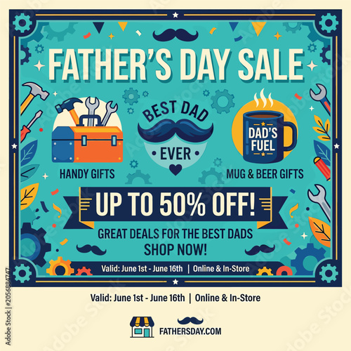 Father S Day Sale With Hammer With Screwdriver