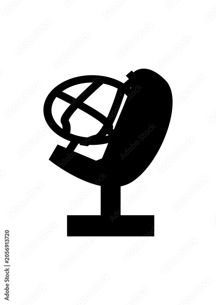 Obraz premium world map globe glyph solid style icon vector
