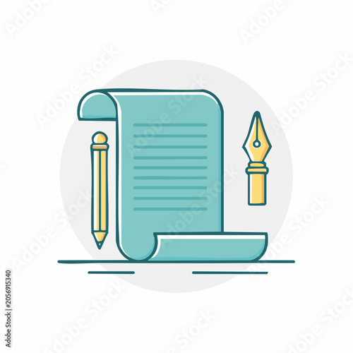 Writing and Document Icon