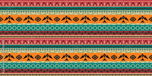Abstract Seamless traditional heritage wallpaper and background pattern design