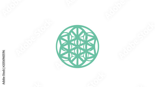 Alchemy  healing spirit vector pattern 